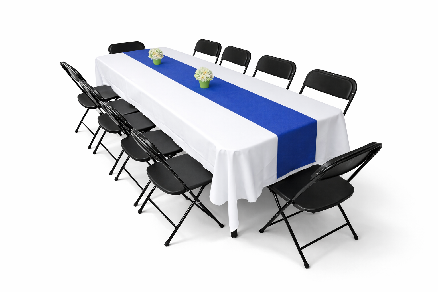 Mesas rectangulares para eventos